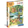 Image de Clementoni | Puzzle 2-en-1 Winnie The Pooh pour Enfants 4 Ans+ | 2x60 Pièces | Dimensions 27 x 18 cm | Développement Logique et Manuel | Activité sans écran | Idée Cadeau Enfant