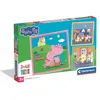 Image de Clementoni   Puzzle Enfant Peppa Pig 3x48 Pièces   5 Ans et +   Jeu de société Enfant   Idée Cadeau