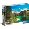 Image de Clementoni | Blue Lake Puzzle 1500 Pièces pour Adultes | Scène De Lac Montagne Et Forêt 84,5×59,5 Cm | Poster Inclus | Activité Détente Et Concentration | Matériaux Recyclés - Jeu de Société