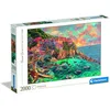 Image de Clementoni Collection Painted Manarola Puzzle 2000 pièces pour Adultes, Paysage Artistique Italien, Images Haute définition, matériaux durables, 97,5 x 66,8 cm, 32569