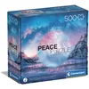 Image de Clementoni | Peace Puzzle 500 Pièces pour Adultes 14 Ans+| Paysage Relaxant | Papier Anti-Reflet | Playlist Spotify |Jeu de Société| 49 x 36 cm | Fabriqué en Italie