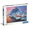 Image de Clementoni - Hamnoy Village - Puzzle de 500 Pièces - Jeu de Patience et de Réflexion - Format Paysage - Image Net - Décoration - 49 x 36 Cm - À Partir de 14 Ans