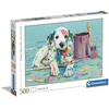 Image de Clementoni - Drôle de Dalmatien - Puzzle de 500 Pièces - Jeu de Patience et de Réflexion - Format Paysage - Image Net - 49 x 36 Cm - À Partir de 10 Ans