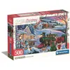 Image de Compact 500 pièces - Le Train de noël