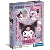 Image de Clementoni   Puzzle 1000 Pièces Kuromi   14 Ans et +   Jeu de société Design Kawaii   Idée Cadeau