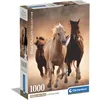 Image de Clementoni | Puzzle Chevaux Sauvages pour Adultes | 1000 Pièces 70×50 Cm | Nature Animaux Équitation | Activité Détente Cognitive | Matériaux Recyclés | Jeu de Société