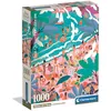 Image de Clementoni - Puzzle pour Adultes 1000 Pièces, HQC Sunday at The Beach - Compact Box, Boxact Fabriqué en Italie, 39938