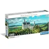Image de Clementoni - Puzzle pour Adultes 1000 Pièces, Panorama HQC The Neuschwanstein Castle Compact Fabriqué en Italie, 39940