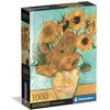 Image de Clementoni - Puzzle pour Adultes 1000 Pièces, Museum Sunflowers Compact Box, Fabriqué en Italie, 39966