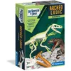 Image de Clementoni | Archéo Ludic   Vélociraptor 7 Ans+ | Jouet Éducatif Dinosaure avec Kit de Fouille Scientifique | Squelette Lumineux à Reconstituer | Cadeau Enfant Paléontologie Noël Anniversaire