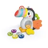 Image de Clementoni | Milan, Le Toucan Gourmand pour Enfants 12 Mois+ | Jouet d’Éveil Interactif avec Sons, Lumières et Jetons Fruits | Apprentissage Couleurs et Mots | Jouet Bébé Éducatif Cadeau