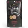 Image de Schesir After Dark, Goût de Poulet au Boeuf en Souris, Nourriture Humide complète pour Chats Adultes (sachets12 de 80 g)