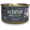 Image de Schesir, Aliments Humides pour Chats Adultes Boîtes After Dark Goût Poulet et Canard en Pâté 12 x 80gg