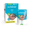 Image de Schesir, Filets de Thon en gelée, Nourriture Humide complète pour Chats, en Sachet, 100% ingrédients naturels, sans cruauté, 6 x 85 g