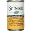 Image de Schesir, Nourriture Humide pour Chats Adultes, saveur bacoreta au Poisson Bleu, préparée en gélatine Molle, Total 0,84 kg (6 boîtes x 140 g)