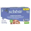 Image de Schesir, Thon avec Alicette en gélatine, Nourriture Humide complémentaire pour Chats, avec vitamines ajoutées, 100% Naturel, 6 canettes de 50 g