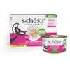 Image de Schesir, Filets de Poulet avec Jambon en gelée, Nourriture Humide complémentaire pour Chats, Recette Originale, 100% Naturel, 6 boîtes de 70 g