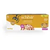 Image de Schesir, Thon avec boeuf en Bouillon, Nourriture Humide complète pour Chats, en Conserve, avec des vitamines supplémentaires, 100% Naturel, 6 x 85 g