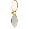 Image de Janeke Gold Line Golden Folding Hair-Brush with Mirror peigne avec miroir 9,5 x 5,5 x 3,5 cm 1 pcs
