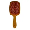 Image de Janeke Superbrush Brosse démêlante antistatique brevetée facile d’utilisation sur cheveux humides ou secs, poils en nylon flexibles, idéale pour les cheveux longs, épais et bouclés (Tiffany)