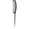 Image de Janeke Carbon Fibre Fashion Comb with a long tail and wavy frame peigne 21,5 x 3 cm 1 pcs