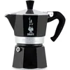 Image de Bialetti - Moka Color : Machine à expresso emblématique sur la cuisinière, Fait du vrai café italien, Pot Moka 6 tasses (250 ml), Aluminium, Noir