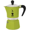 Image de Bialetti Rainbow Caffettiera Colorata, Alluminio, Verde, 6 Tazze