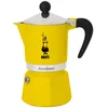 Image de Bialetti Rainbow Caffettiera Colorata, Alluminio, Giallo, 3, Jaune