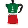 Image de Bialetti - Collection Moka Express Italia: La Cafetière Expresso Iconique, Qui Fait Du Véritable Café Italien, Cafetière Moka 6 Tasses (270 Ml), Aluminium, Coloré En Rouge, Vert Et Argent