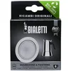 Image de Bialetti Ricambi, Includes 1 Gasket and 1 Plate, Compatible with Venus, Kitty, Musa and Class (6 Cups), Grey (Lot de 2)