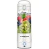 Image de NutriBullet portable blender, blender portable, 475ml sans BPA, mini blender, blender multifonctions, chargeur USB-C, plus de 15 cycles de mixage, Blanc, NBP003W