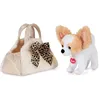 Image de Trudi Chien Animalier Fashion Bag Animaux en Peluche idée Cadeau | 17x20x11cm Taille XS | Fashion Pets | modèle 56080