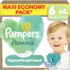 Image de Pampers Harmonie Couches Taille 6 Peaux Sensibles - Édition Limitée - Maxi Economy Pack de 64 Couches pour Bébé 13kg+