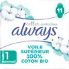 Image de Always Ultra Serviettes Hygiéniques Protection Coton Avec Ailettes Flux Normal - 11 Unités