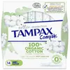 Image de TAMPAX Cotton Protection Compak Super - Tampons avec applicateur - Lot de 14