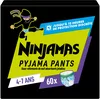 Image de Pampers Ninjamas Pyjama Pants, Garçon, 60 Sous-Vêtements de nuit Absorbants, 4-7 Ans, 17-30kg, Protection Maximale Contre Les Fuites Toute La Nuit En Toute Discrétion, Pack 1 Mois