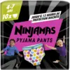 Image de Pampers Ninjamas Culottes-couches de nuit roses, 4-7 ans, 10 couches
