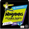 Image de Pampers Ninjamas Pyjama Pants Garçon, 54 Sous-Vêtements de nuit Absorbants, 8-12 Ans, 27-43kg, Protection Maximale Contre Les Fuites Toute La Nuit En Toute Discrétion, Pack 1 Mois