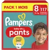 Image de Pampers Baby-Dry Pants, Taille 8, 117 Couches-Culottes, 19kg+, Maintien 360° Contre Les Fuites Pour Un Ajustement Optimal Pour Éviter Les Bâillements Et Les Fuites, Pack 1 Mois