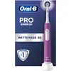 Image de Oral-B Brosse à Dents Électrique Enfant Pro Junior, 1 Brossette, Violet