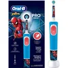 Image de Oral-B Brosse à Dents Electrique Pro Kids, Embout Spider-Man, Bleu et Rouge