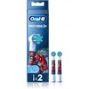 Image de Oral-B PRO Kids 3+ têtes de remplacement pour brosse à dents pour enfant Spiderman 2 pcs
