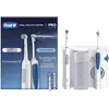 Image de Oral-B Oral Health Center Hydropulseur Dentaire et Brosse à Dents Électrique Pro Series, Jet Dentaire, 1 Canule Oxyjet, 1 Canule Water Jet, 4 Jets d'Eau et 5 Pressions, 2 Brossettes, Rechargeable