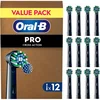 Image de Oral-B PRO Cross Action têtes de remplacement pour brosse à dents Black 12 pcs