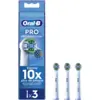 Image de Oral-B Pack de 3 Brossettes de Rechange Precision Clean avec X-filaments, Blanches, 3 Types De Filaments Et Tête Ronde Pour Un Nettoyage Précis, Embouts Pour Brosses A Dents Electriques Oral B Pro
