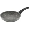 Image de Barazzoni Monolitica Poêle en Aluminium de 32 cm, Effet Pierre, Gris