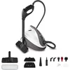 Image de Polti Vaporetto  Smart 30 S Nettoyeur Vapeur avec Chaudière à Pression 3 Bars, Bouchon de Sécurité, Réservoir 1,6 L, Chauffe Rapide, Compartiment Accessoires, 12 Accessoires Inclus, Blanc et Gris
