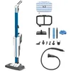 Image de Polti Vaporetto SV620 Style, Balai Vapeur 2-en-1 avec Nettoyeur à Main Intégré, 15 Accessoires, Filtre Anti-Calcaire, Chauffe Rapide 20s, Stationnement Vertical