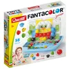 Image de Quercetti FantaColor Junior 2+ Ans Mosaïque enfant 3D Avec 48 Boutons Ø32 mm, Valisette Redessinée Avec Poignées, Jeu Créatif et Educatif, Activité Manuelle Enfant, Motricité Fine