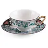 Image de Seletti Hybrid Collection Table Tasse à thé avec soucoupe en porcelaine Apero